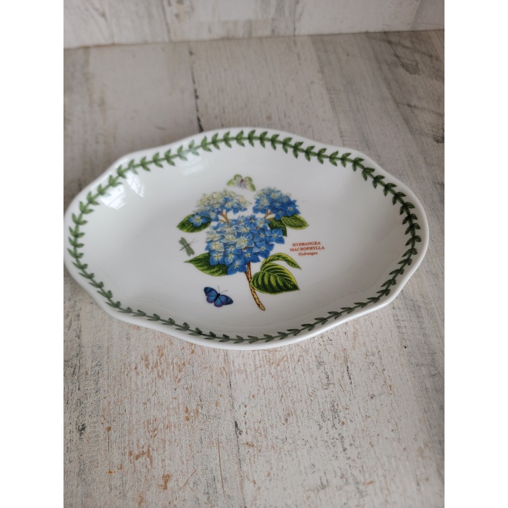 Botanical garden hydrangea macrophylla oval mini plate portmeirion